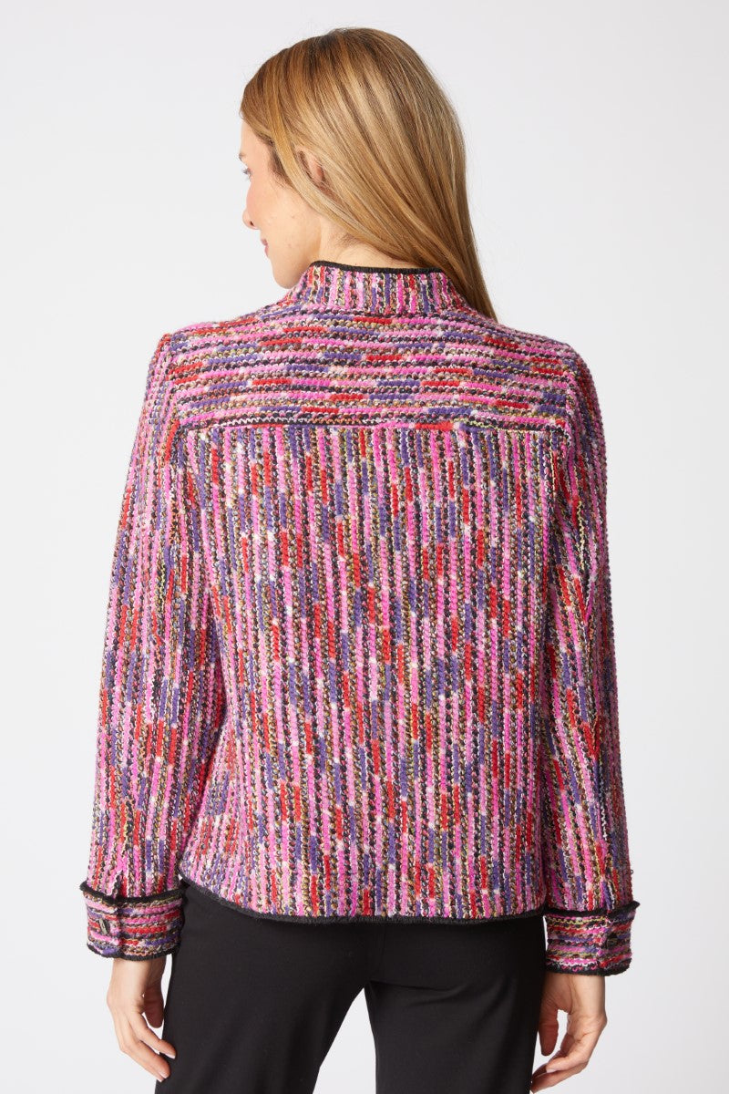 The Mosaic Knit Fringe Jacket from Habitat 