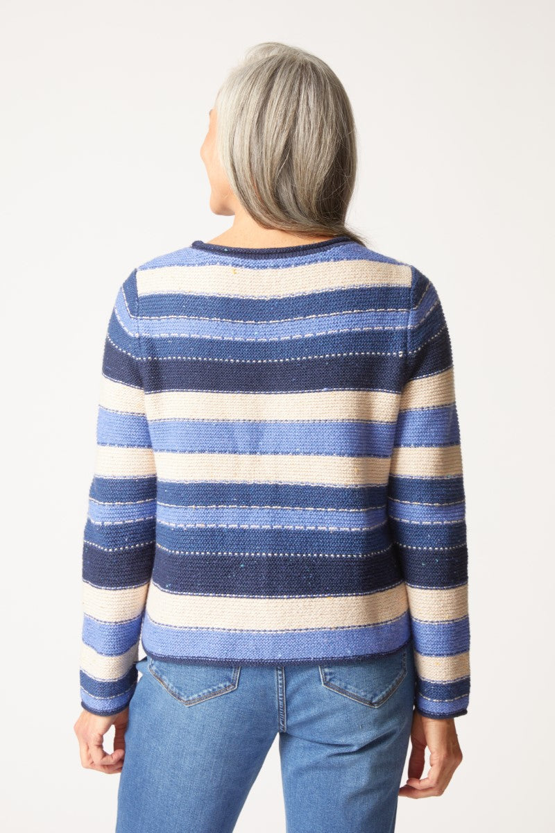 Habitat's Nordic Stripe Pullover in Dove