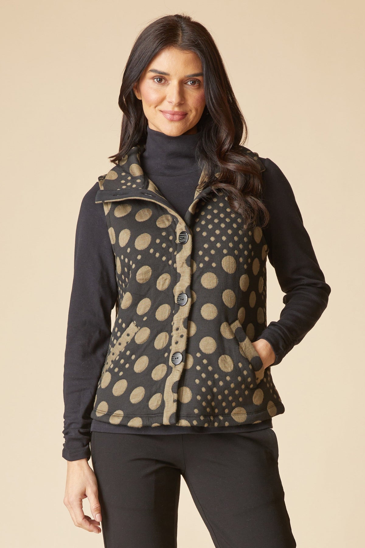 Habitat's On the Dot Layering Vest in Umber
