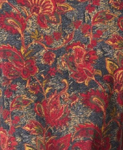 Habitat's Paisley Easy V-Neck Tee Wine Swatch