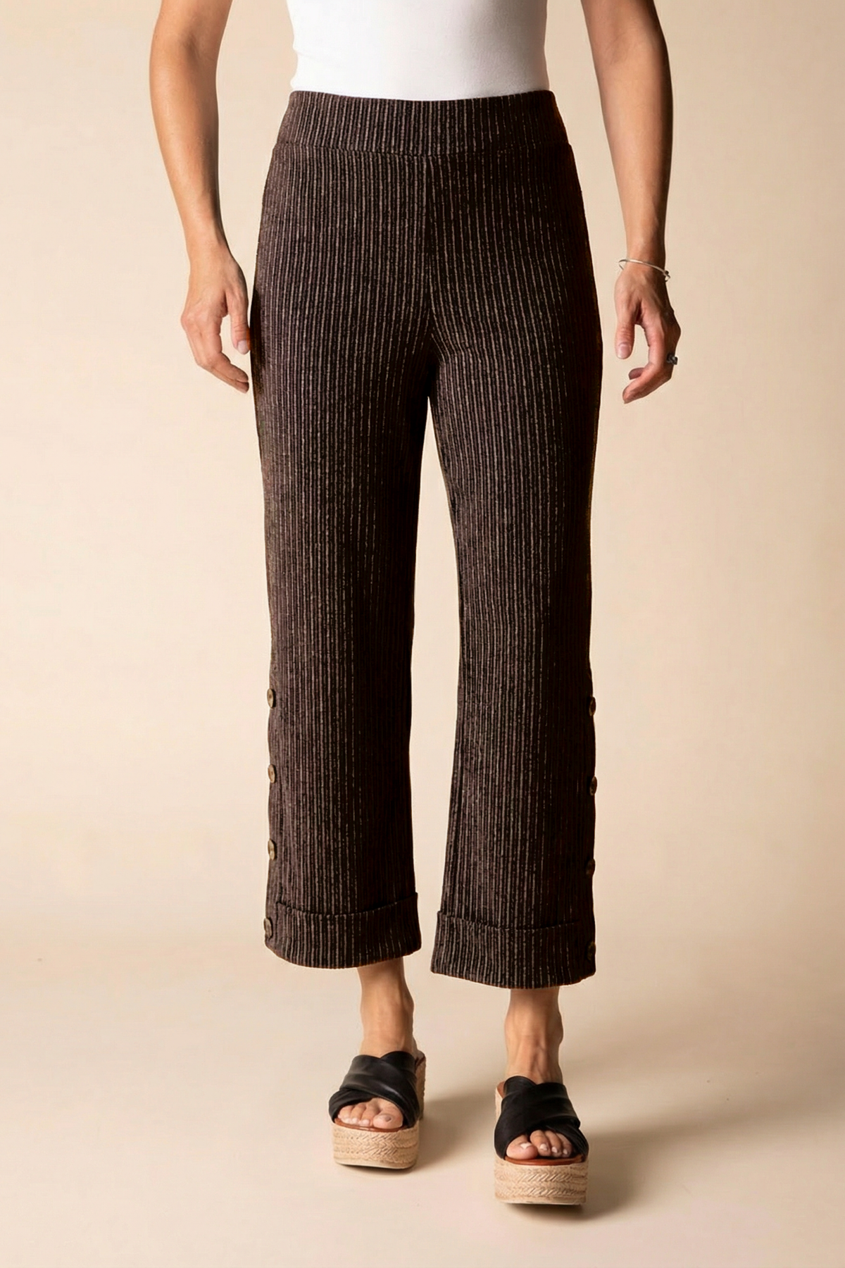 Habitat's Pasadena Stripe Monterey Pant in Dove