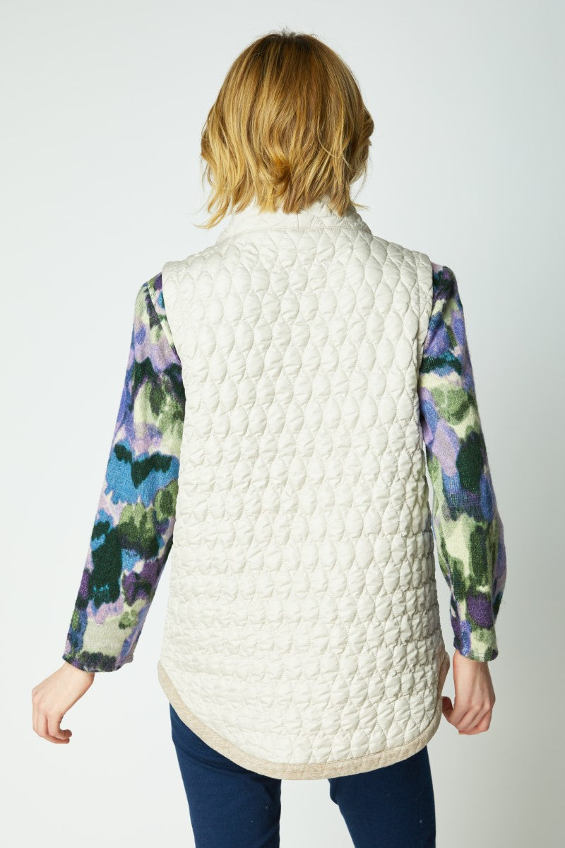 Habitat's Quilted City Vest in Dove