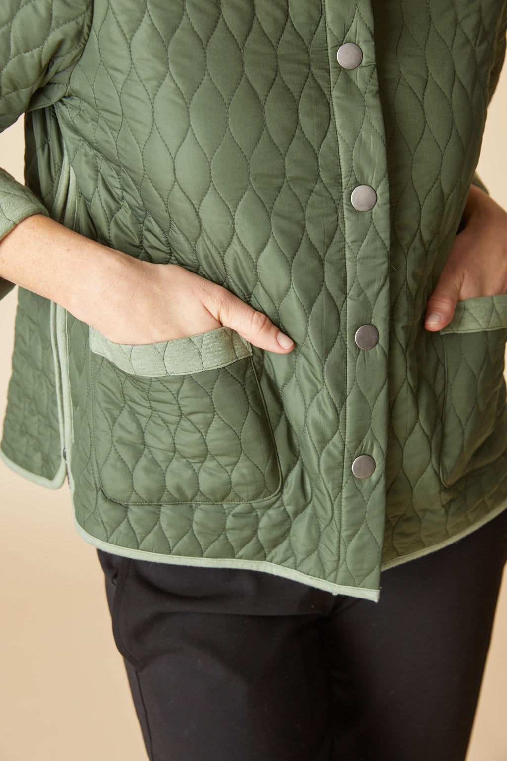 The Habitat Quilted Side Zipper Urban Jacket 