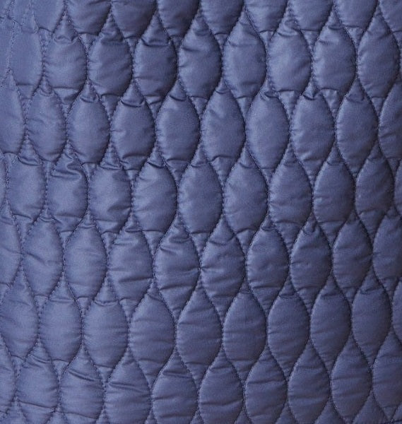 The Habitat Quilted Side Zipper Urban Jacket in Navy