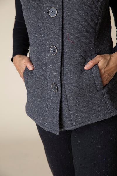 Habitat's Quilted Vest in Black