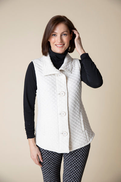 Habitat's Quilted Vest in Oatmeal