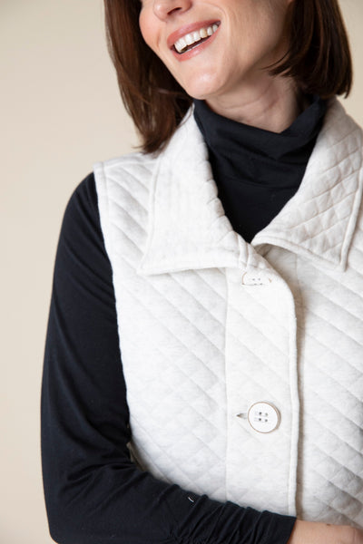 Habitat's Quilted Vest in Oatmeal