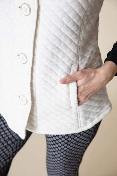 Habitat's Quilted Vest in Oatmeal