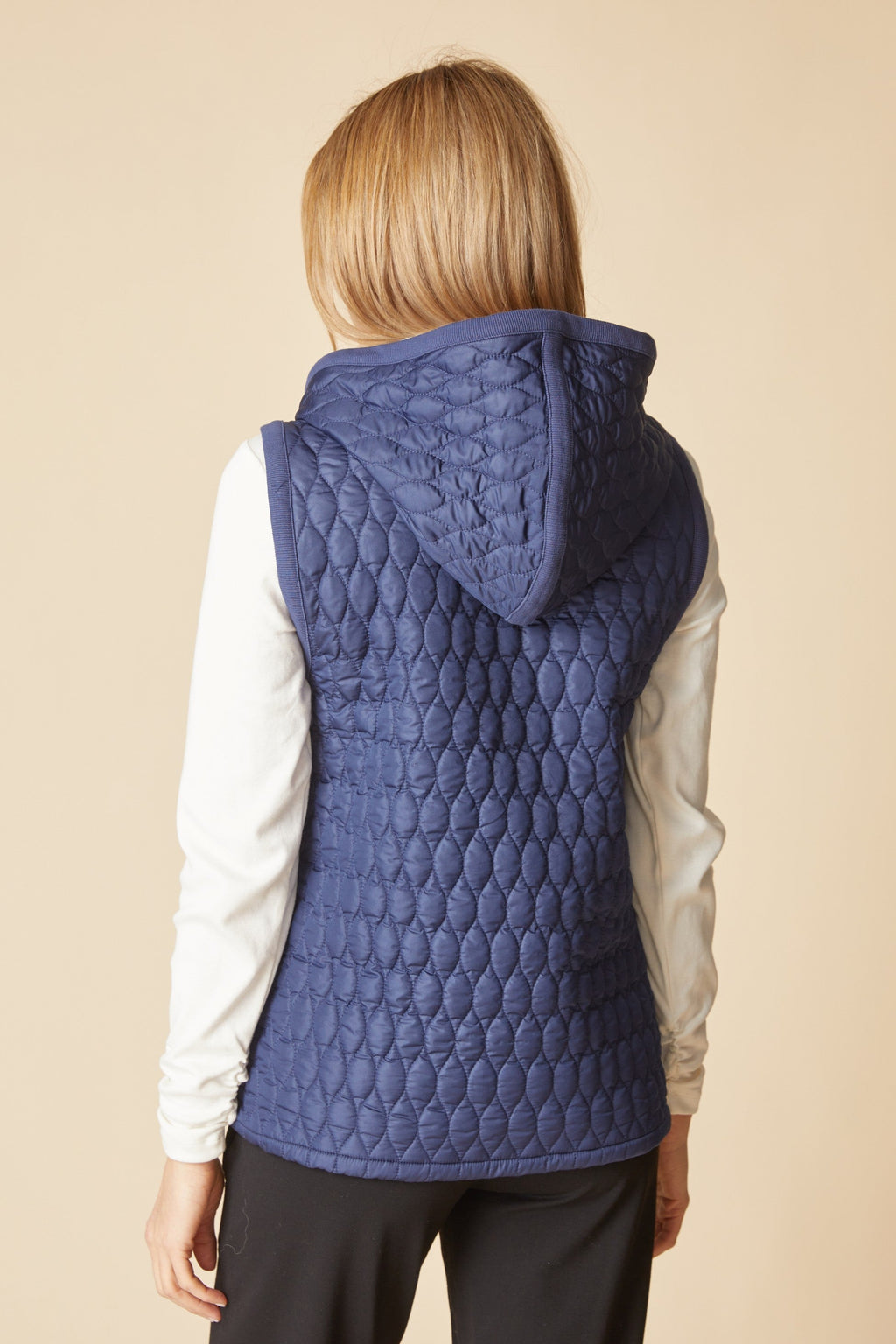 The Quilted Zip Vest by Habitat in Navy