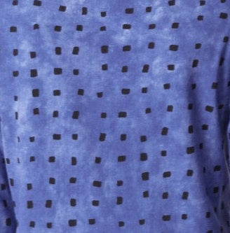 Habitat's Ruched Tie Dye Tiles Turtleneck Midnight Swatch