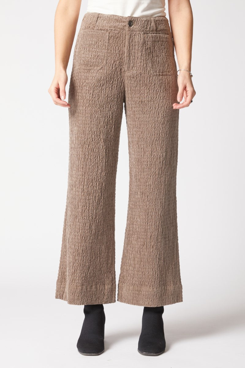 Habitat Rustic Stretch Cord Ankle Pant in Truffle
