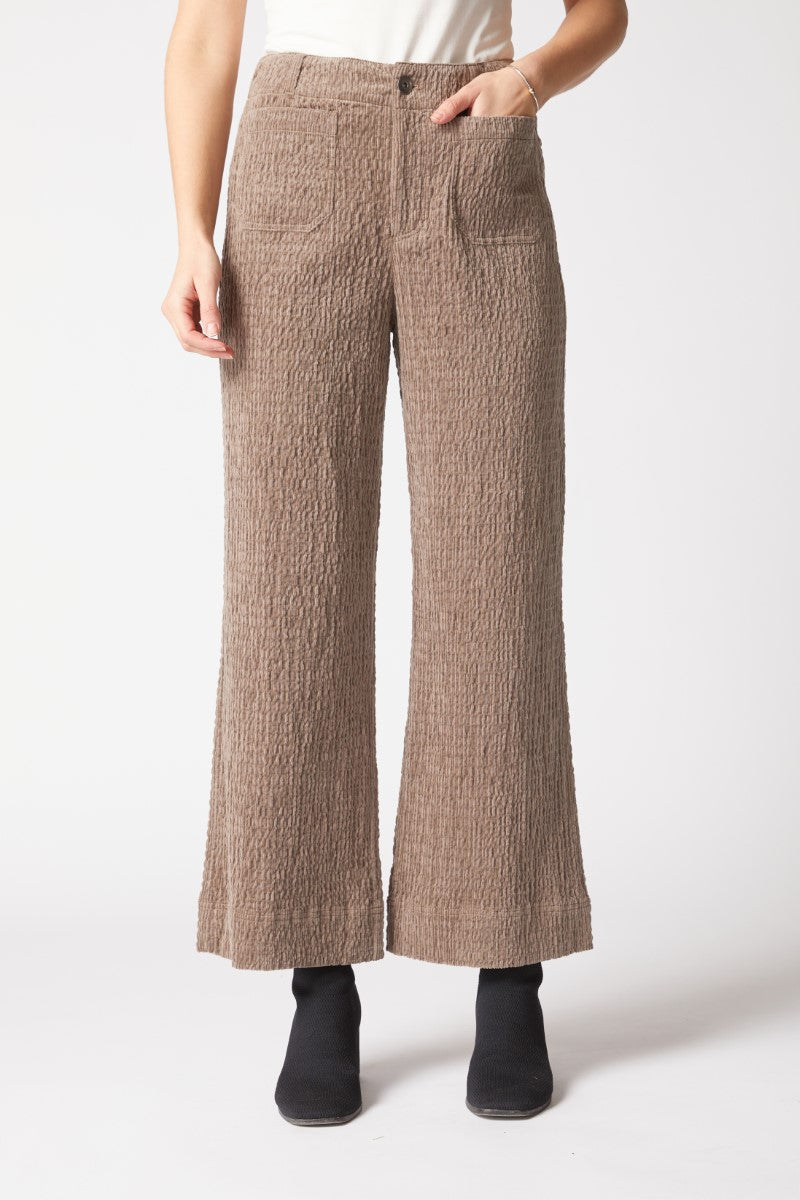 Habitat Rustic Stretch Cord Ankle Pant in Truffle
