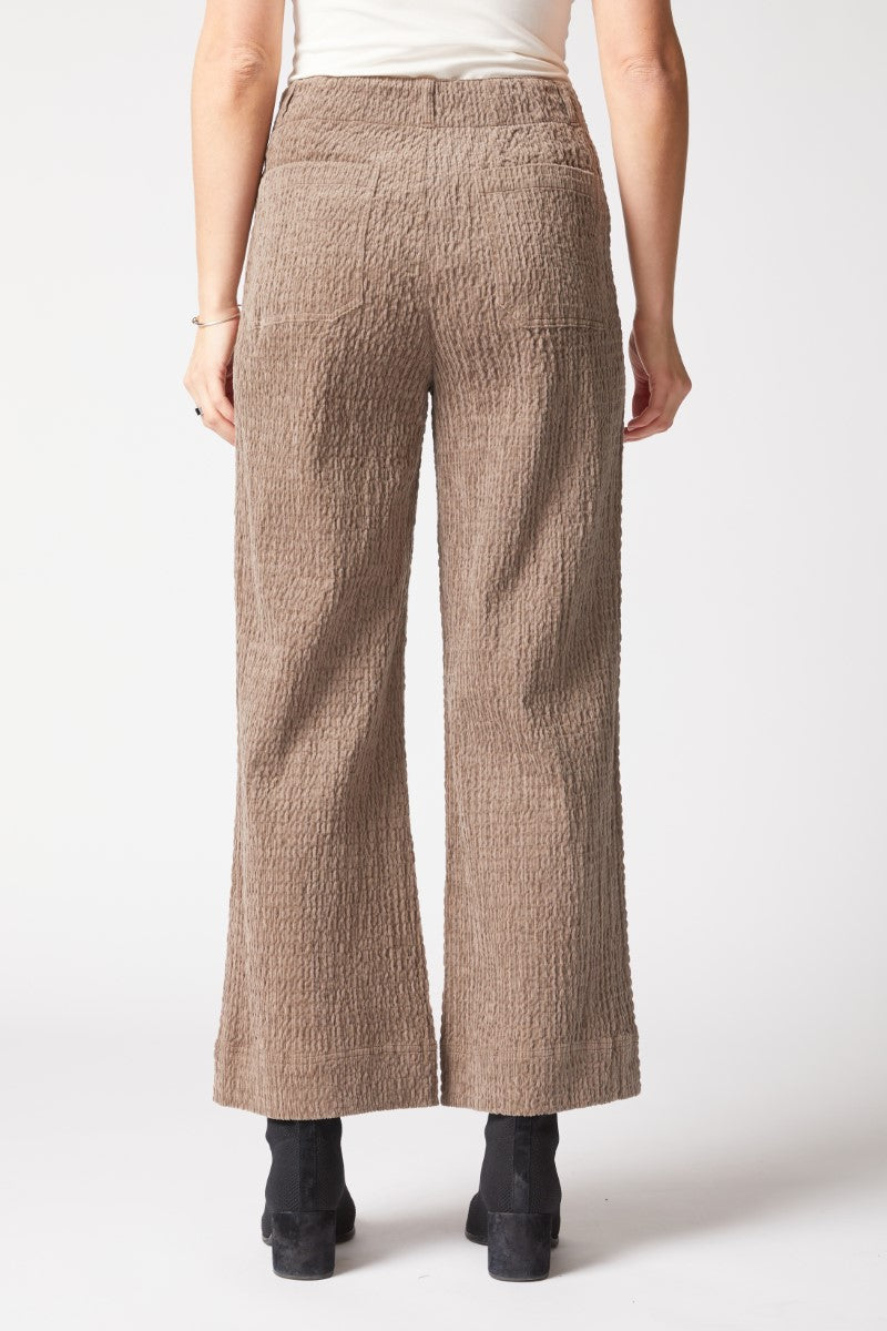 Habitat Rustic Stretch Cord Ankle Pant in Truffle