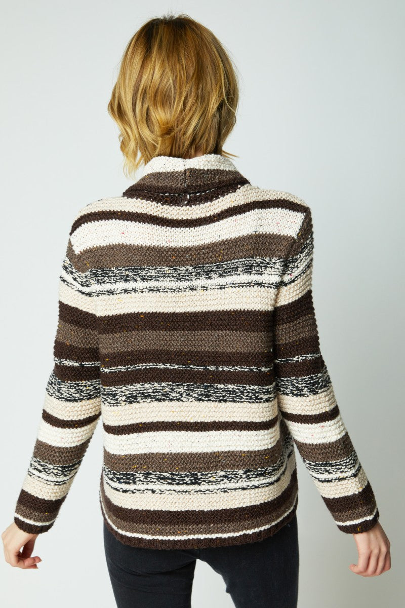Habitat's Rustic Stripe Sweater in Truffle