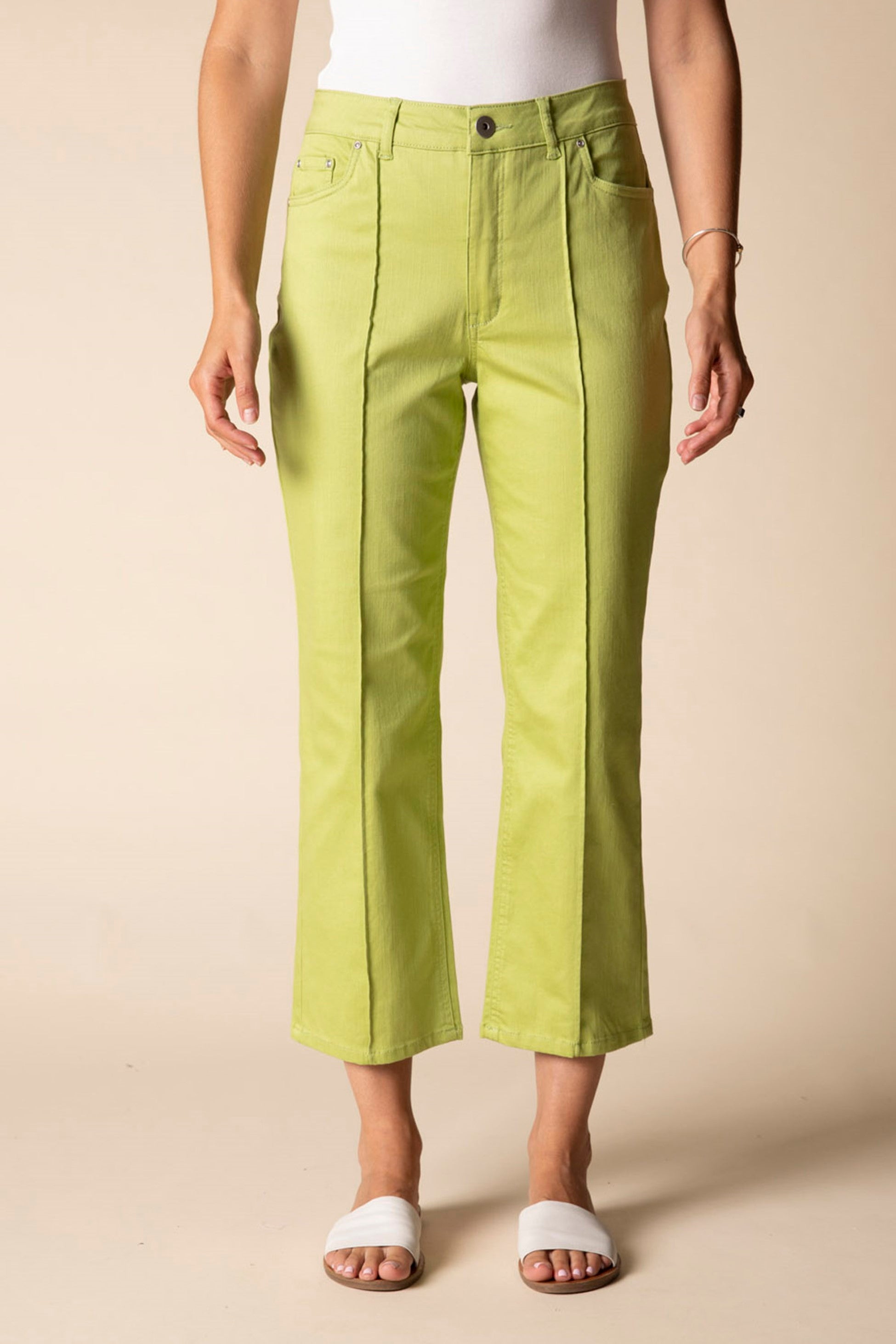 Habitat Seamed City Crop Pant in Leaf