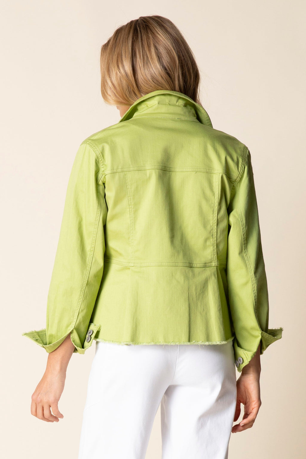 Habitat's Secret Sauce Peplum Jacket in Leaf