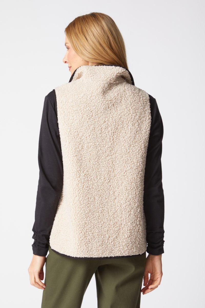 Habitat's Reversible Sherpa &amp; Suede Vest