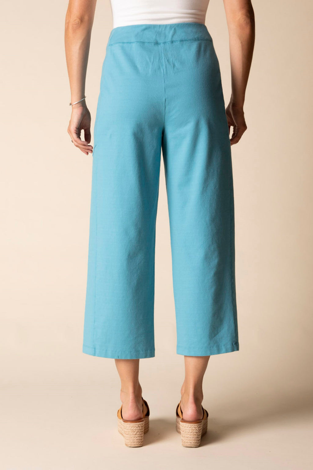 Stonewash Knit Flood Pant