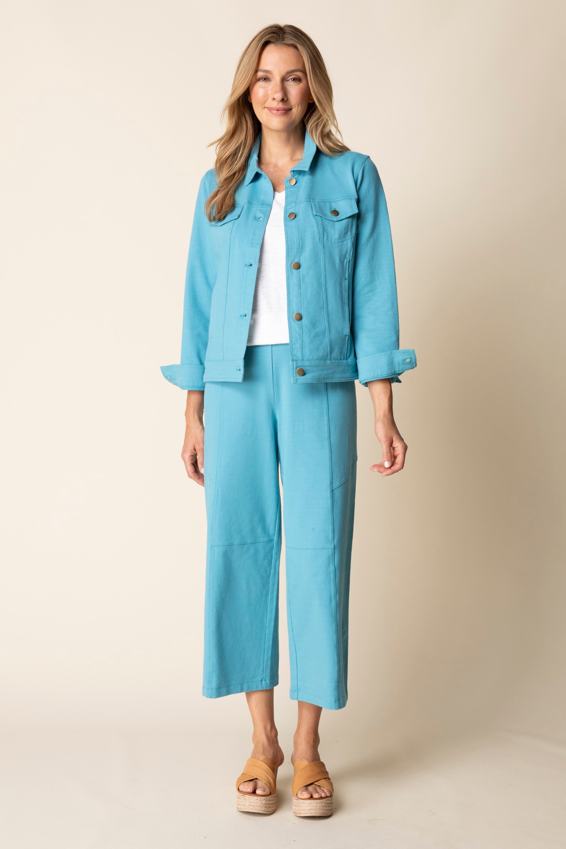 Habitat's Stonewash Knit Jean in Dewdrop 