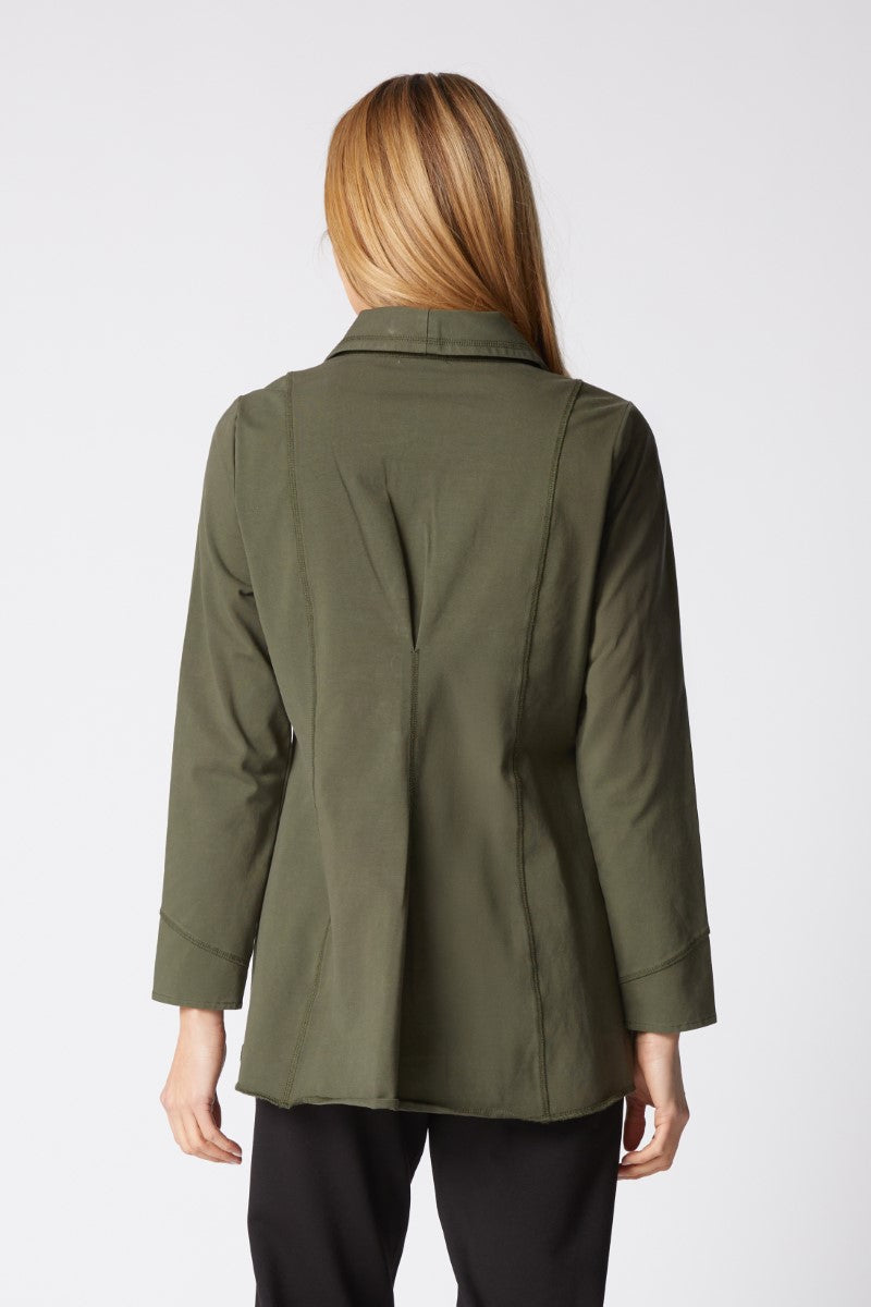 Habitat Stonewash Swing Back Jacket in Forest