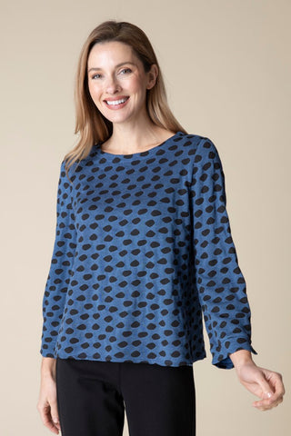 Habitat's Textured Dot Boatneck Top