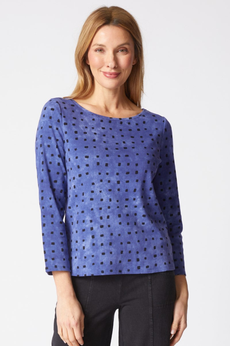 Habitat Tie Dye Tiles Everyday Tee in Midnight