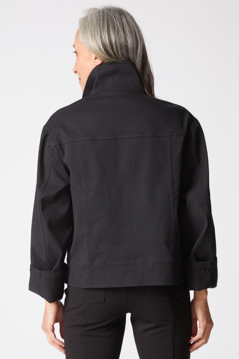 Habitat's Twill Cargo Jacket in Black