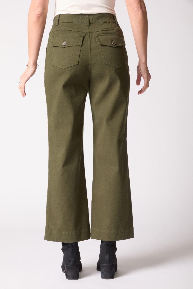 Habitat's Twill Soho Pants in Forest