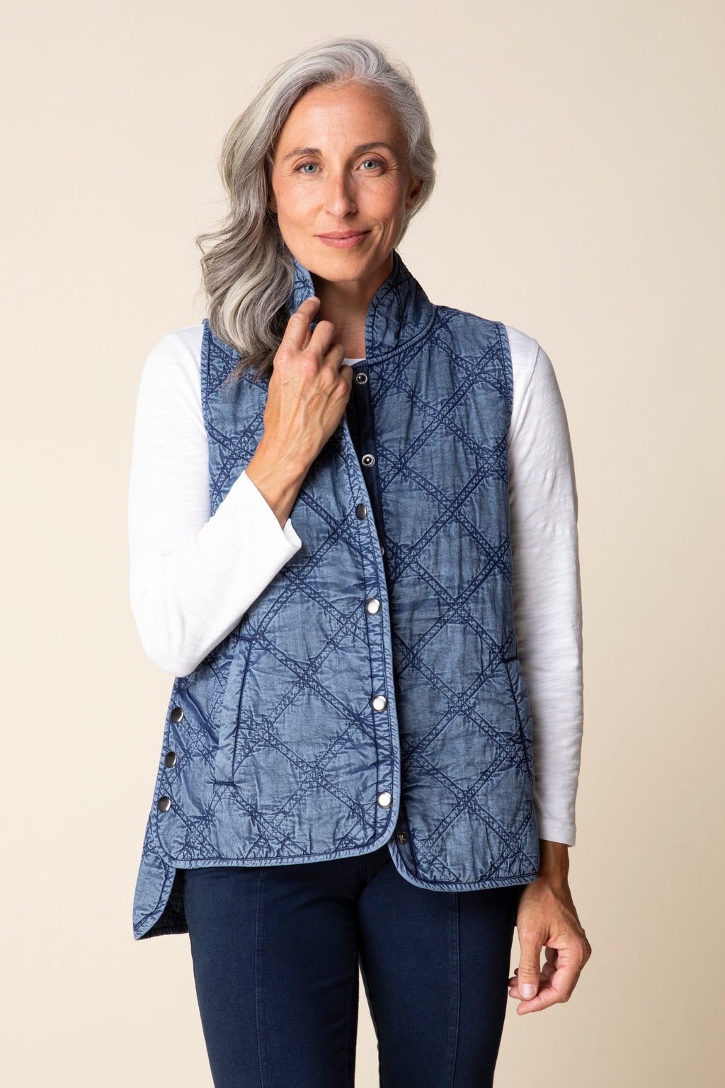 Habitat's Windjammer Vest in Indigo