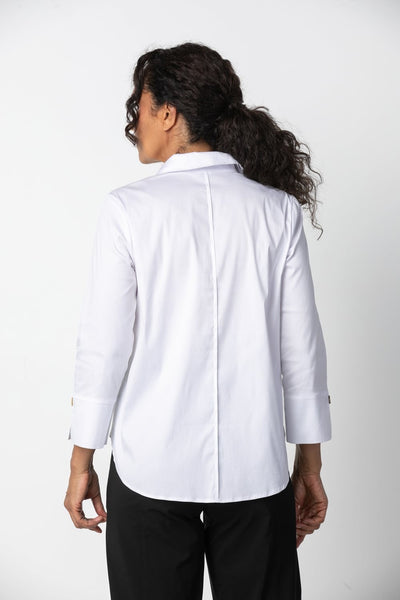 Habitat Double Collared Button Up Shirt in White