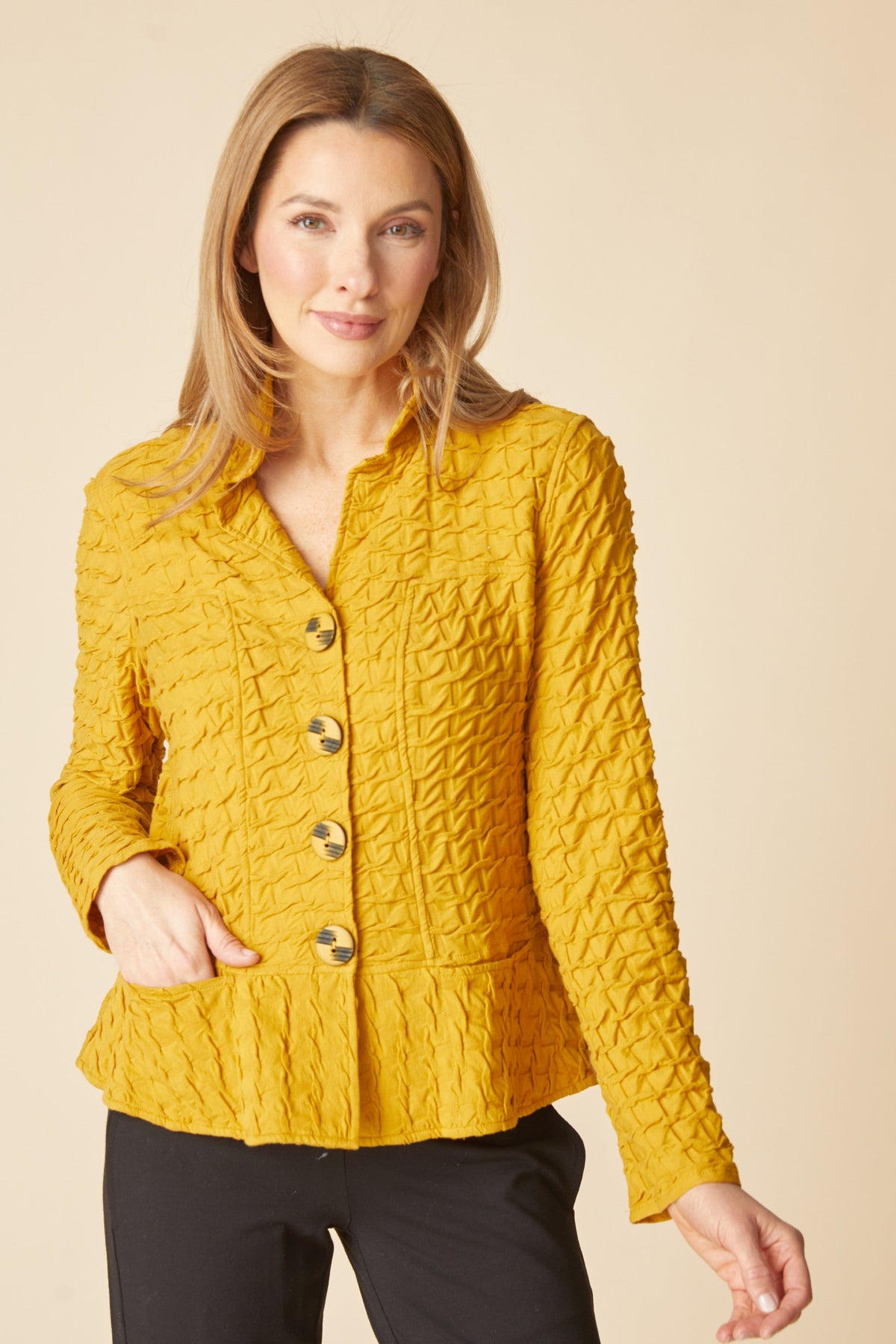 Habitat's Textured Tides Jacket in Honey