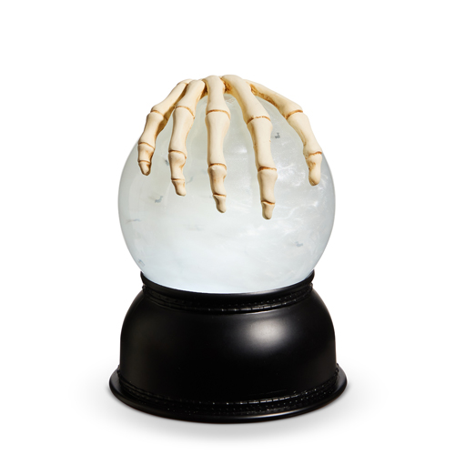 Creepy Bones Lighted Swirling Bat Globe