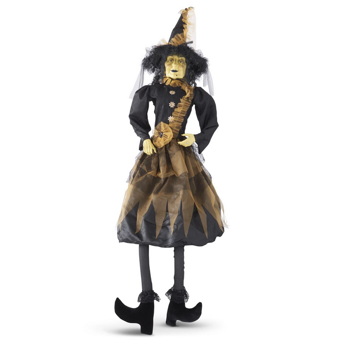 Sitting Sybil Witch Figure