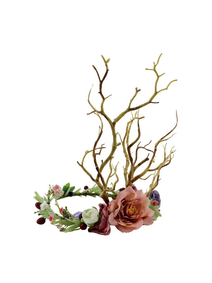 Floral Woodland Crown