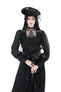 Gothic Veiled Hat