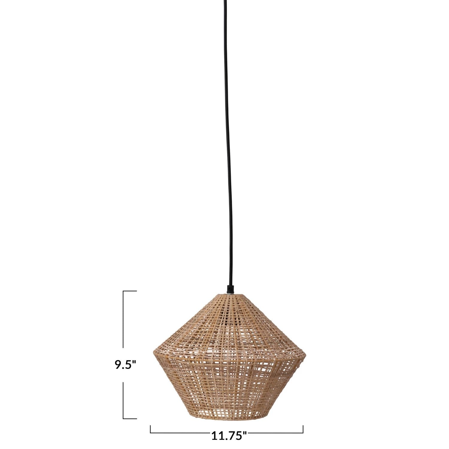 Woven Rattan Pendant Lamp
