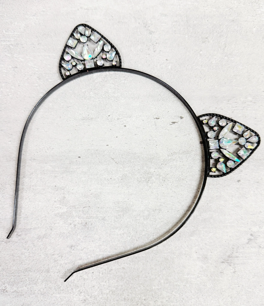 Crystal Cat Ear Headband