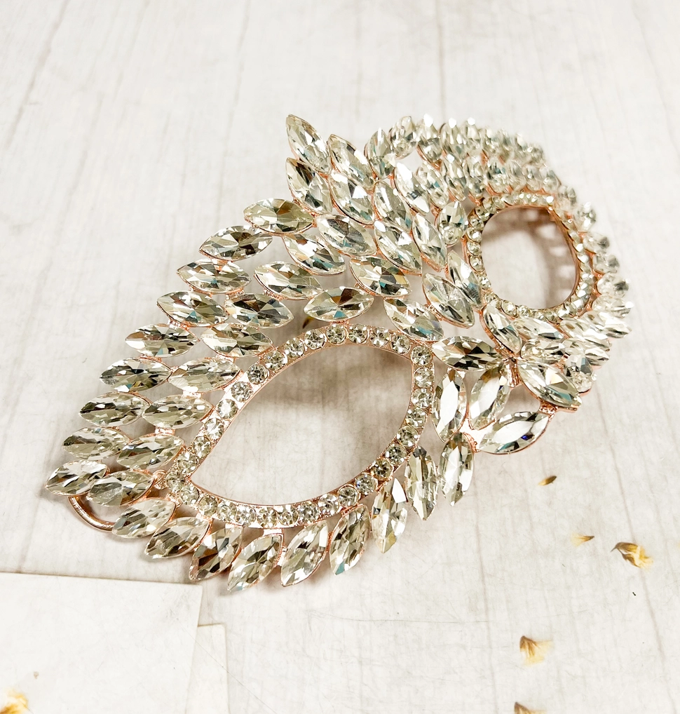 Gold Crystal Masquerade Mask