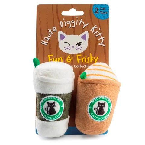 Moewbucks Coffee Cup Catnip Toy