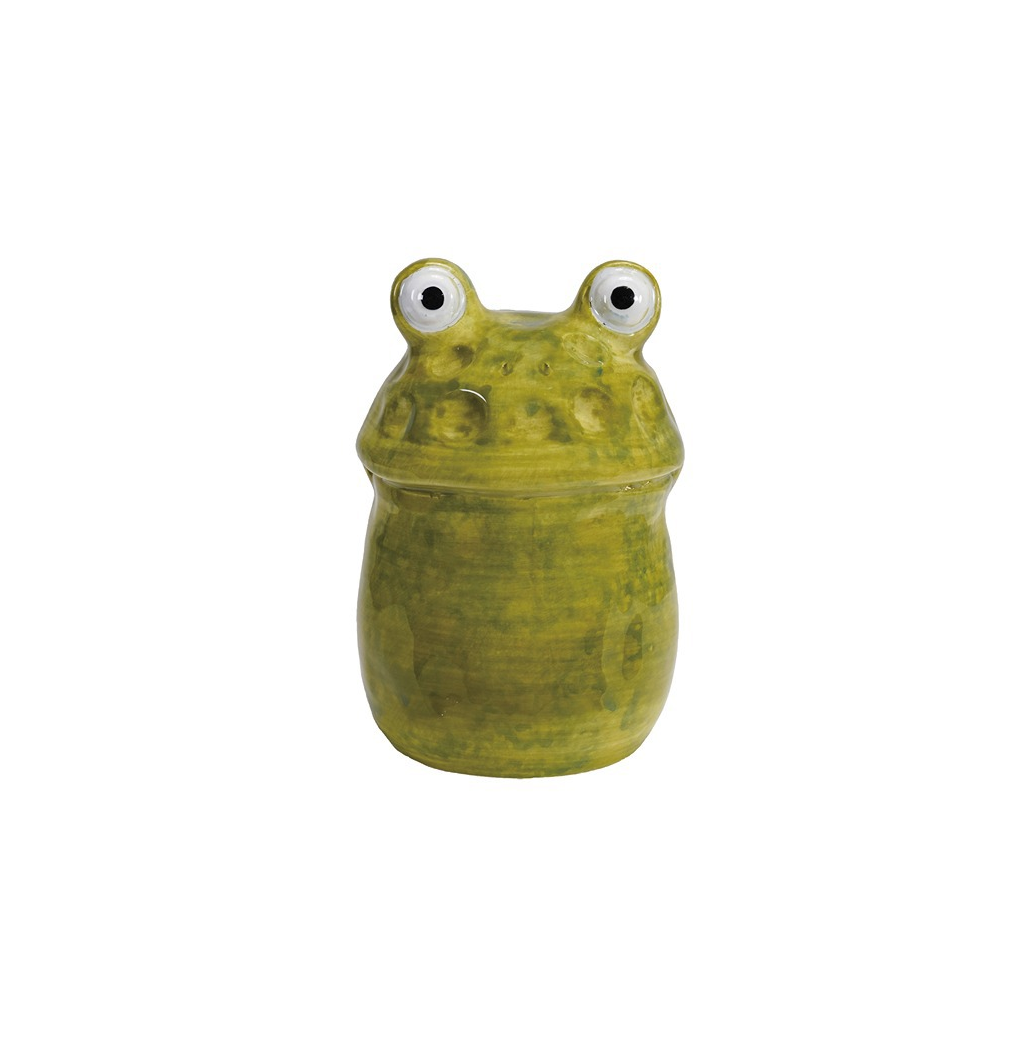 Hand Painted Ceramic Frog