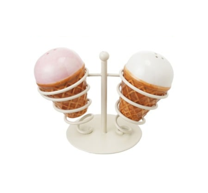 Ice Cream Cone Salt & Pepper Shakers