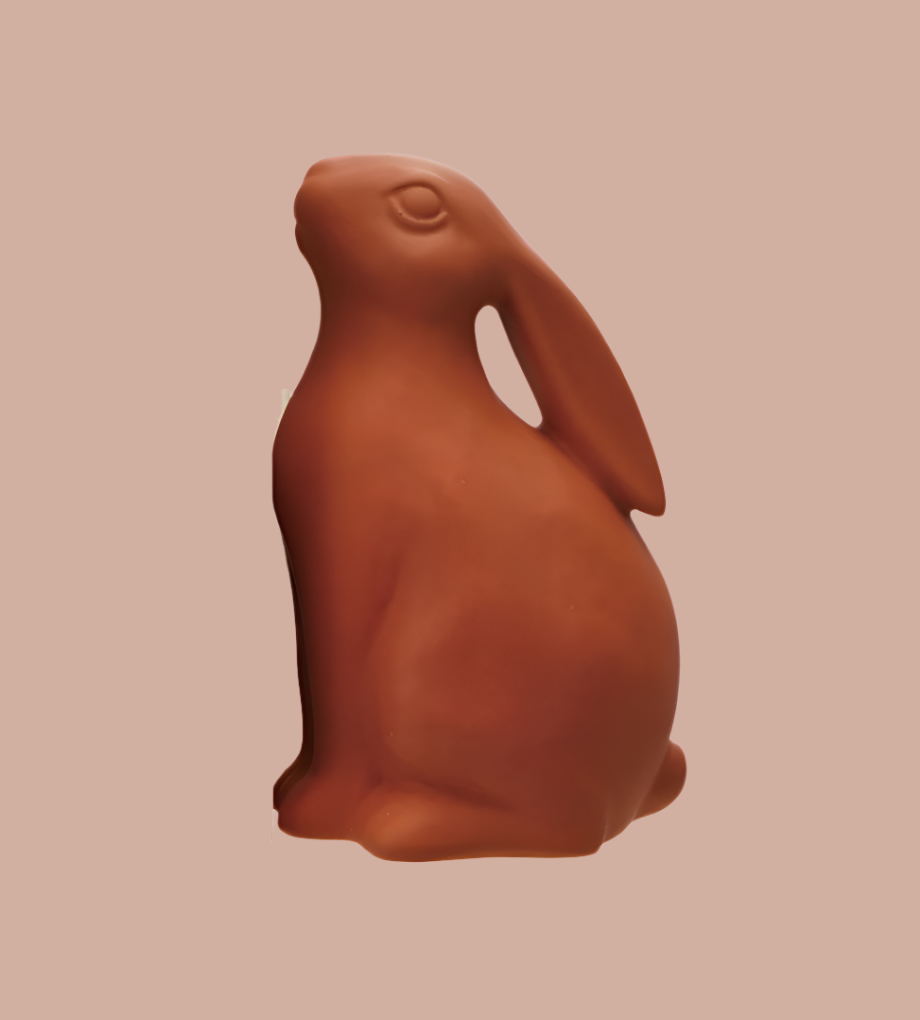 Stoneware Rabbit Bookend