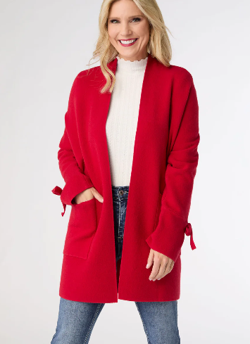 Heavenly Bow Sweater Red: Jess's Favorite Thing
