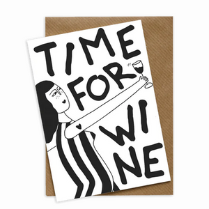 Time for Wine Greeting Card