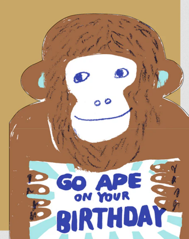 Go Ape Birthday Card