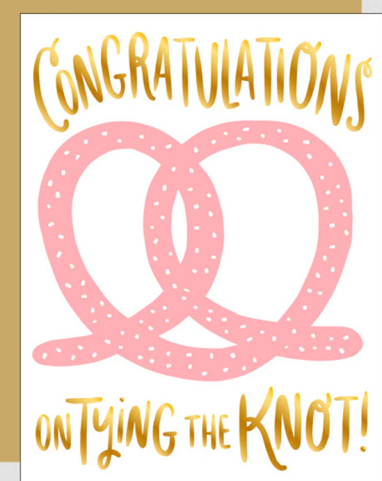 Tie the Knot Wedding Card