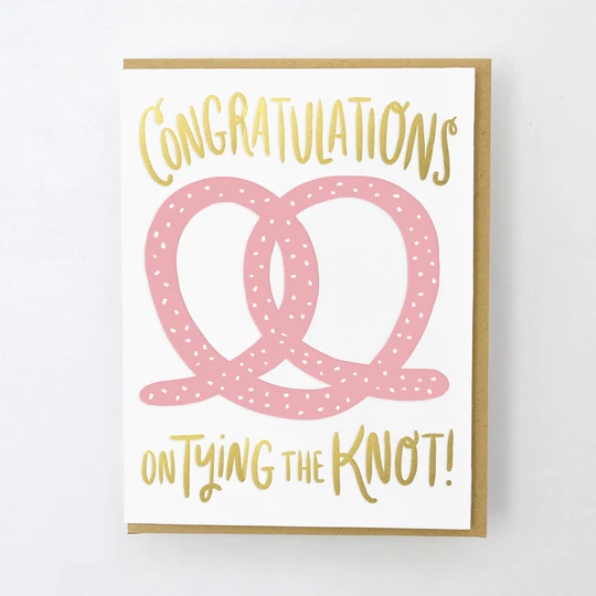 Tie the Knot Wedding Card