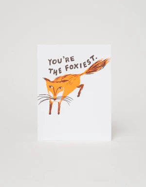 Foxiest Fox Card