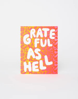 Grateful As Hell Card
