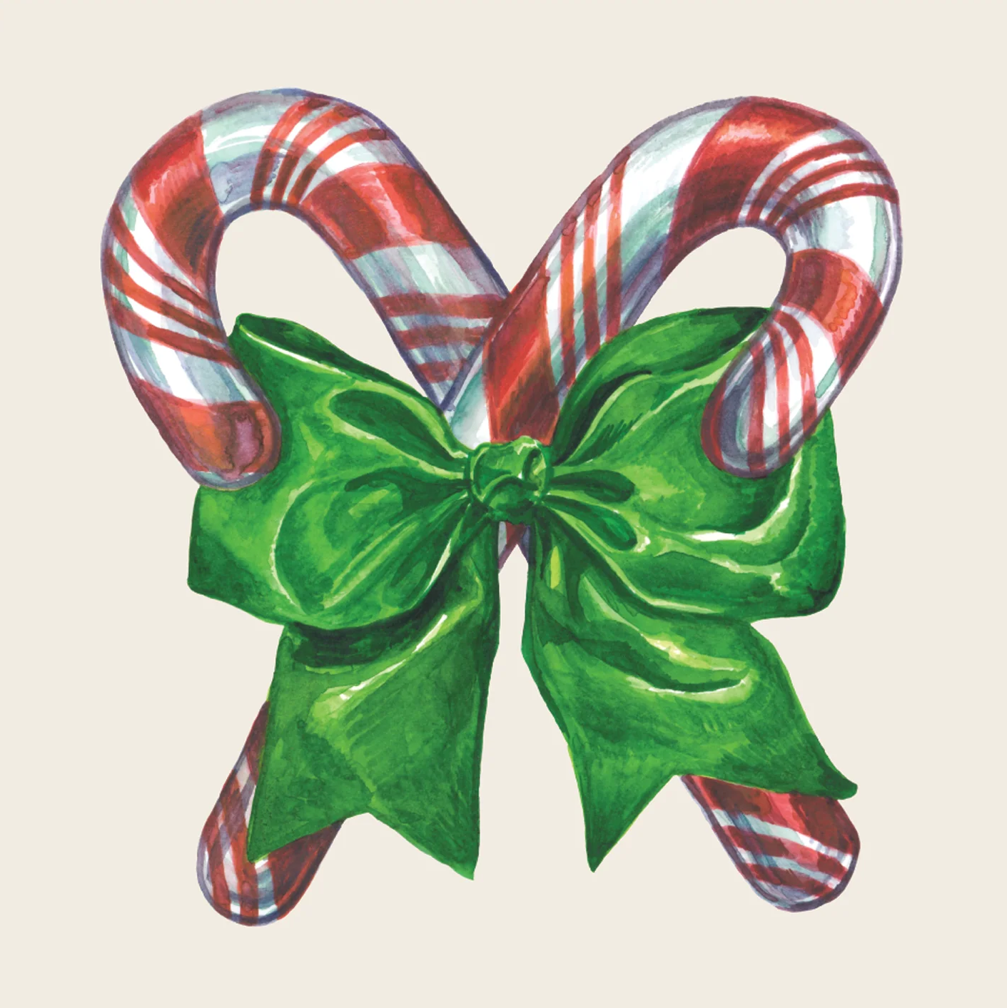  Hester & Cook's Candy Cane Napkins 